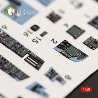 1/48 Kelik F/A-18A Hornet interior 3D decals for Kinetic kit K48028