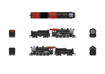 HO Broadway Ltd 2-8-0 Consolidation NP 1250 No-Sound/DCC-Ready 8753