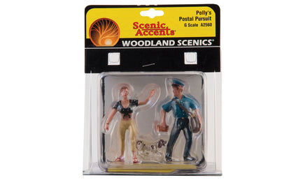 G Woodland Scenic Accents Polly's Postal Pursuit A2560