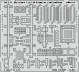 1/35 Eduard Panther Ausf. D handles and holders 36332