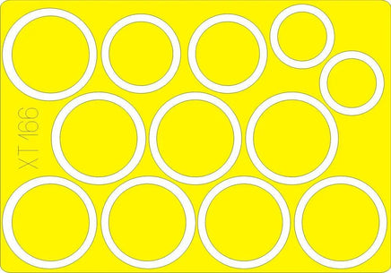 1/35 Eduard TAMIYA BT-7 wheel masks XT166