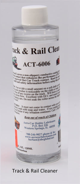 Aero-Car Hobby Lubricants Track Cleaner & Conditioner – 8oz. 6006