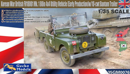 1/35 Gecko Models Korean War British FV18001 Mk. 1 80in 4x4 Utility Vehicle (Early Production) 35GM0076