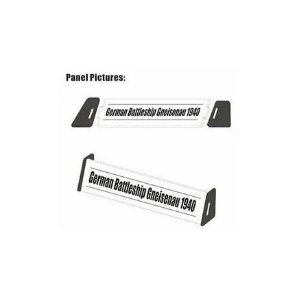 1/700 Flyhawk German Battleship Gneisenau 1940 Name Plate (For Flyhawk FH1149) 710097