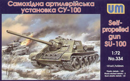 1/72 Uni Model Self-Propelled Gun SU-100 334