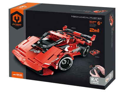 Mechanical Master Tech Brick 2in1 R/C Racing Car Kit (351 pcs) 8025