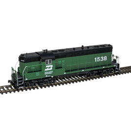 HO Atlas GP7 Gold Burlington Northern 1554 (Cascade Green/Black) 10003964