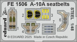 1/48 Eduard A-10A seatbelts STEEL Zoom set for GREAT WALL HOBBY kit FE1506