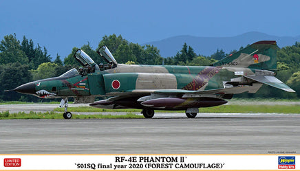1/72 Hasegawa RF-4E Phantom II `501SQ Final Year 2020 (Forest Camouflage)´ 02318