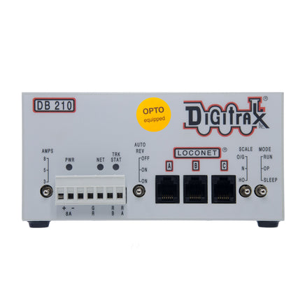 Digitrax DB210-OPTO Single 3/5/8 Amp Autoreversing DCC Booster 3010