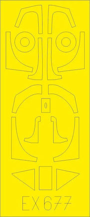 1/48 Eduard Paint Mask for EDUARD Fw 190A-8 Weekend EX677