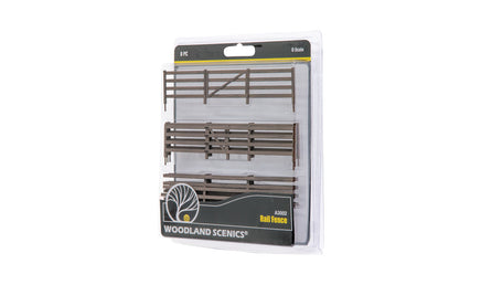 O Woodland Figures & Accents Rail Fence A3002