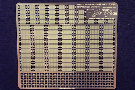 1/350 Gold Medal WWII USN FLOATER NET BASKETS (70 large 30 small) 350-24