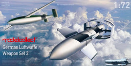 1/72 ModelCollect German WWII Luftwaffe weapon set 3 (BV246 x2)(fritz X x4)(Hs293 x2) 72215
