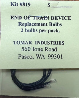 Tomar Replacement Lamps 1.5 Volt (2/pkg) 819