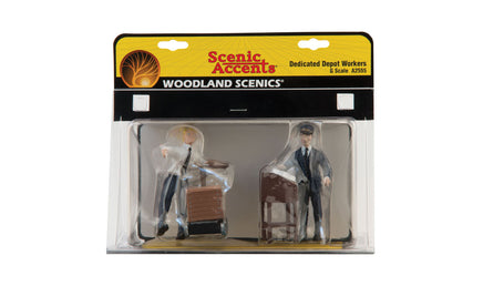 G Woodland Scenic Accents Dedicated Depot Workers A2555