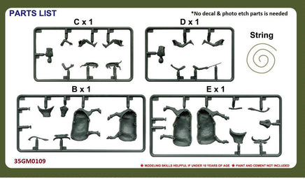 1/35 Gecko Models Vietnamese Children Puppy & Buffalo Set 35GM0109