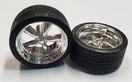 Pegasus “T’s” Chrome Rims with Tires 1274