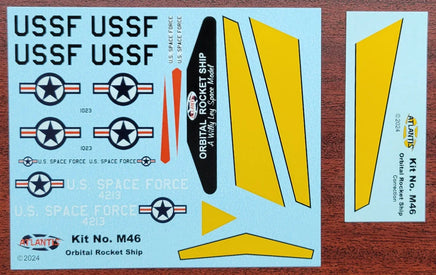 1/193 Atlantis Model Willy Ley Orbital Rocket 46