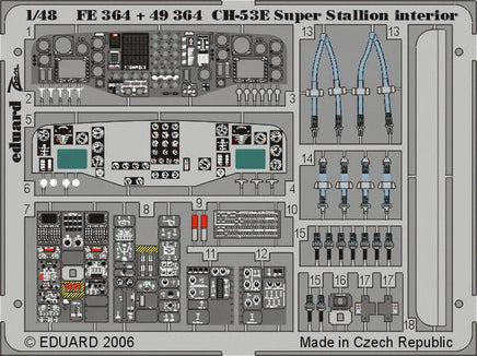 1/48 Eduard CH-53E interior for ACADEMY/MRC FE364