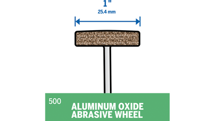 Dremel 1" Aluminum Oxide Abrasive Wheel 500