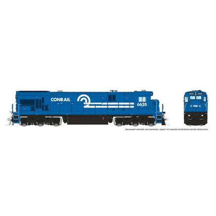 HO Rapido C36-7 (DC/Silent): Conrail #6635 42107