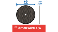 Dremel 1-1/4" Cut-Off Wheels (5 Pack) 540