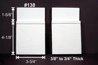 HO Monroe Bridge Abutment Board-Formed Concrete Double-Track #138