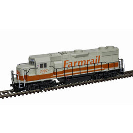 HO Atlas Trainman GP38-2 Silver Farmrail #2302 - 10004559 - MPM Hobbies