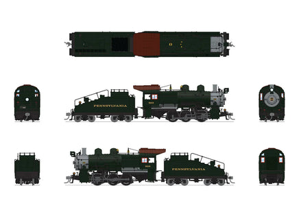HO Broadway Ltd PRR B6sb 0-6-0 #1446 Pre-War Appearance 60S66A Tender No-Sound/DCC-Ready 9183 - MPM Hobbies