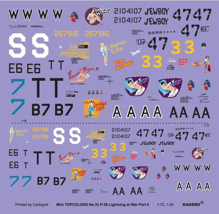 Kagero Publishing P-38 Lightning at War Part 2 Book 15033