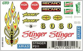 PineCar Stinger Decal 311