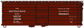 HO Accurail 40' Single Door Rib Side Steel Boxcar Milwaukee Road - Route of the Electrified Olympian 39921