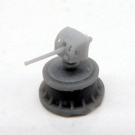 1/350 Black Cat Models 4In./50 Cal Gun on Semi Enclosed Mount (X4) AC350104