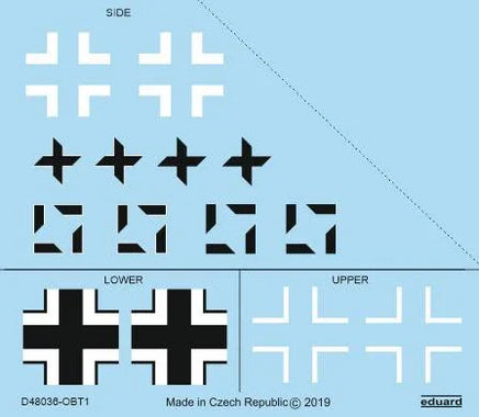 1/48 Eduard Fw 190A-8/R2 national insignia for EDUARD D48036