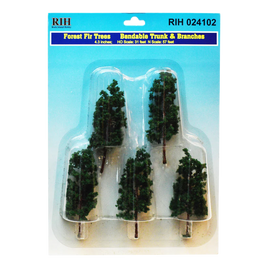 Rock Island Forest Fir Trees 4.33" 5pcs 24102