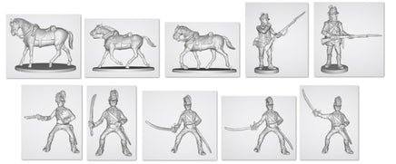 1/72 Hat Industries American War of Independence British Cavalry 8347