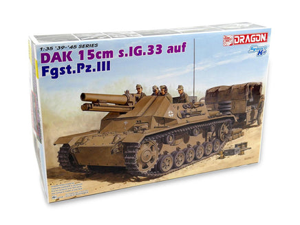 1/35 Dragon Model DAK 15cm s.IG.33 auf Fgst.Pz.III 6904