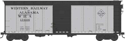 HO Bowser 40' Steel Side Box Car Western Railway of Alabama Road #17622 - 43179