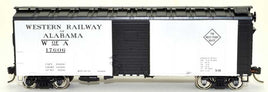 HO Bowser 40' Steel Side Box Car Western Railway of Alabama Road #17628 - 43180