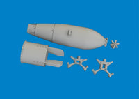 1/48 Eduard P-40 250lb Mk.1 British bomb PRINT Brassin for EDUARD kit 6481081