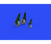 1/48 Eduard P-51D Wheels w/Oval Tread for EDU (Resin) 648503