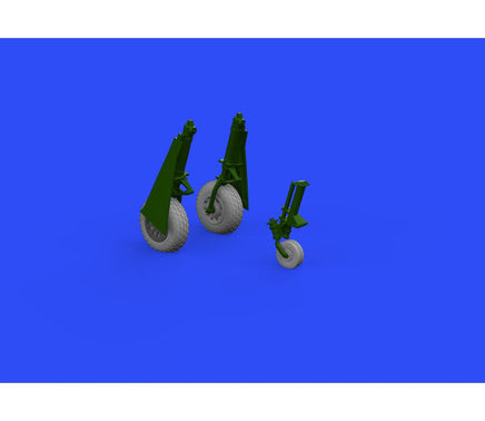 1/48 Eduard P-51D Wheels w/Oval Tread for EDU (Resin) 648503