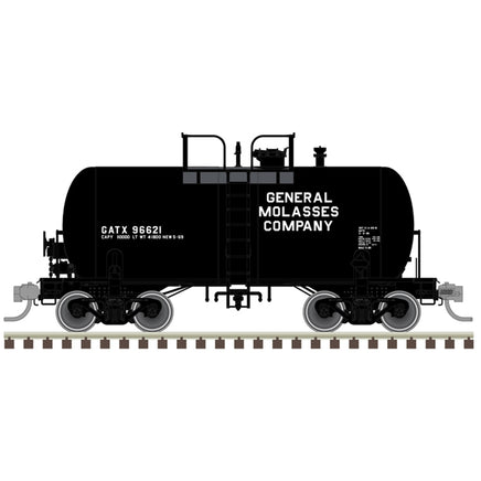 HO Atlas Beer Can Tank Car General Molasses [GATX] #96621 - 20007805