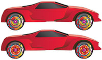 PineCar Fire Ball Wheel Flare Decal 4065