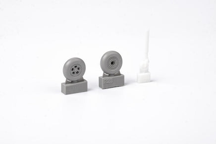 1/48 Eduard Spitfire Mk V Wheels for EDU (Mask & Resin) 648664
