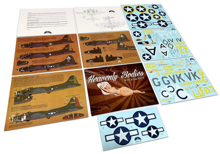 1/32 Zotz Decals Heavenly Bodies B-17F Flying Fortress in WWII Part 1 32081