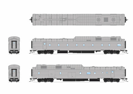 HO Broadway Ltd Union Pacific Power Car Painted Primer Gray without Roof Antenna No-Sound 9127