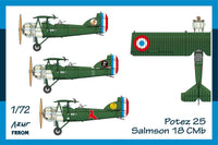 1/72 Azur Potez 25 Salmson 18 CMb Plastic Model Kit FR0054