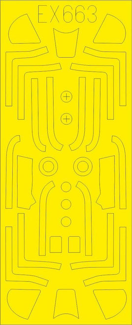 1/48 Eduard Mask P-51D TFace for EDU EX663